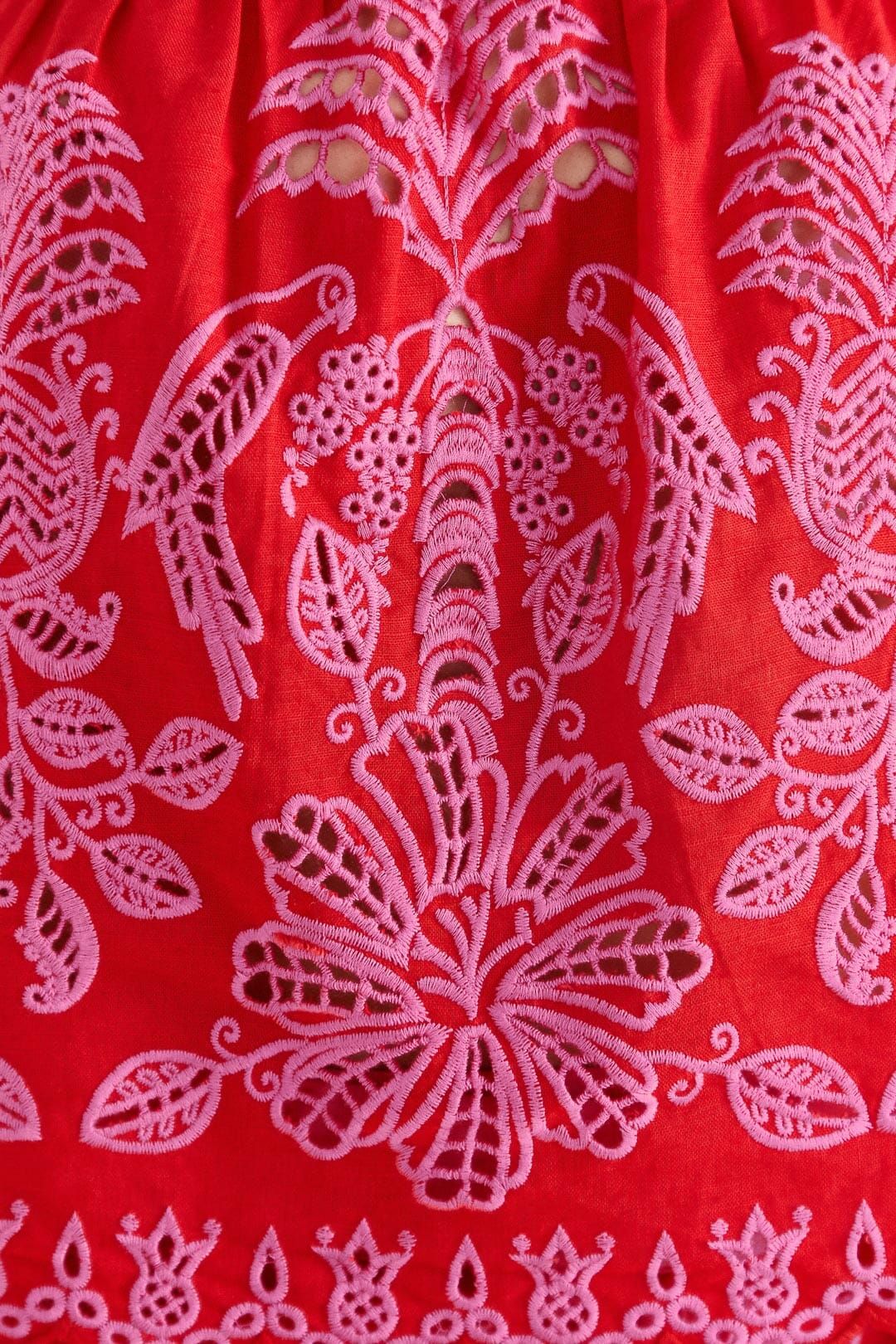 Red Palm Tree Richelieu Blouse sold by FARM Rio product image thumbnail 5