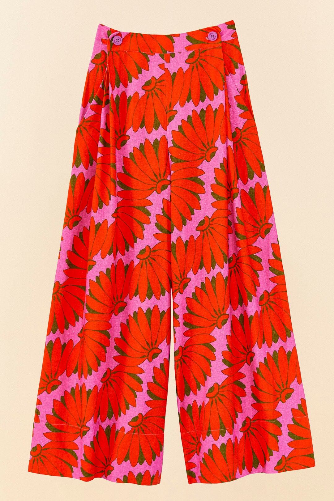 Pink Copacabana Pants sold by FARM Rio product image thumbnail 6