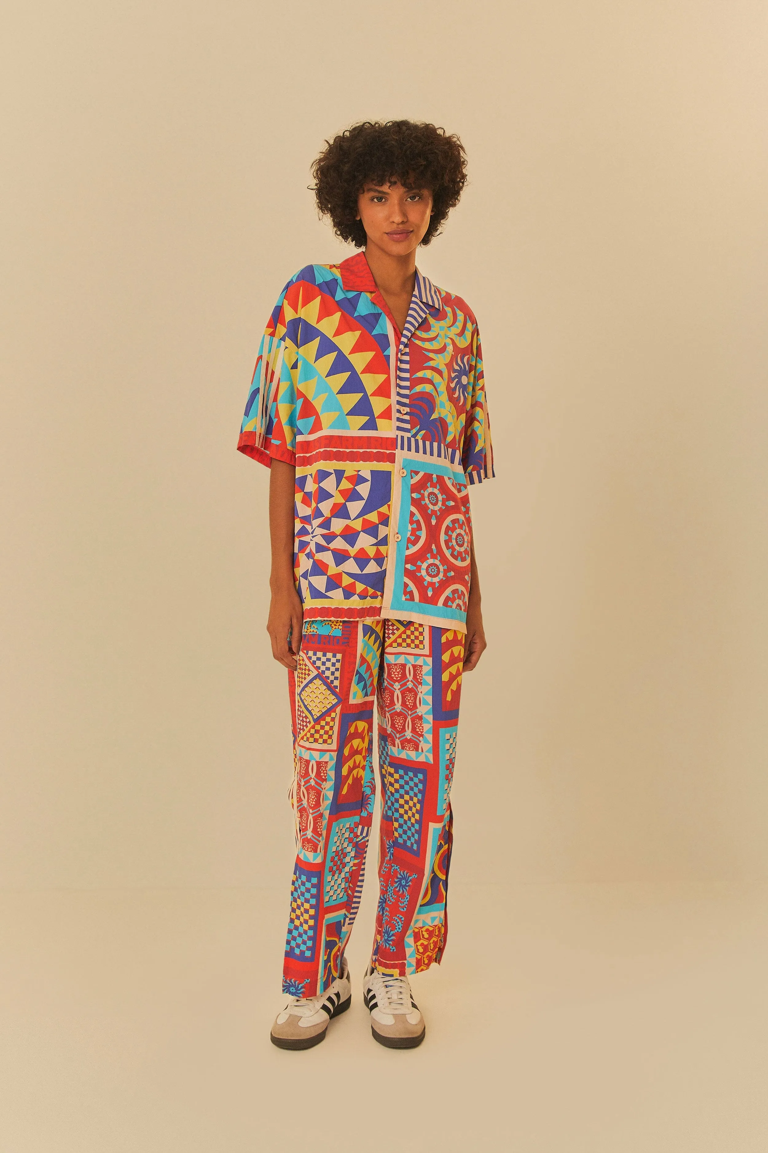 Adidas Farm Solar Kaleidoscope Blue Top sold by FARM Rio product image thumbnail 2