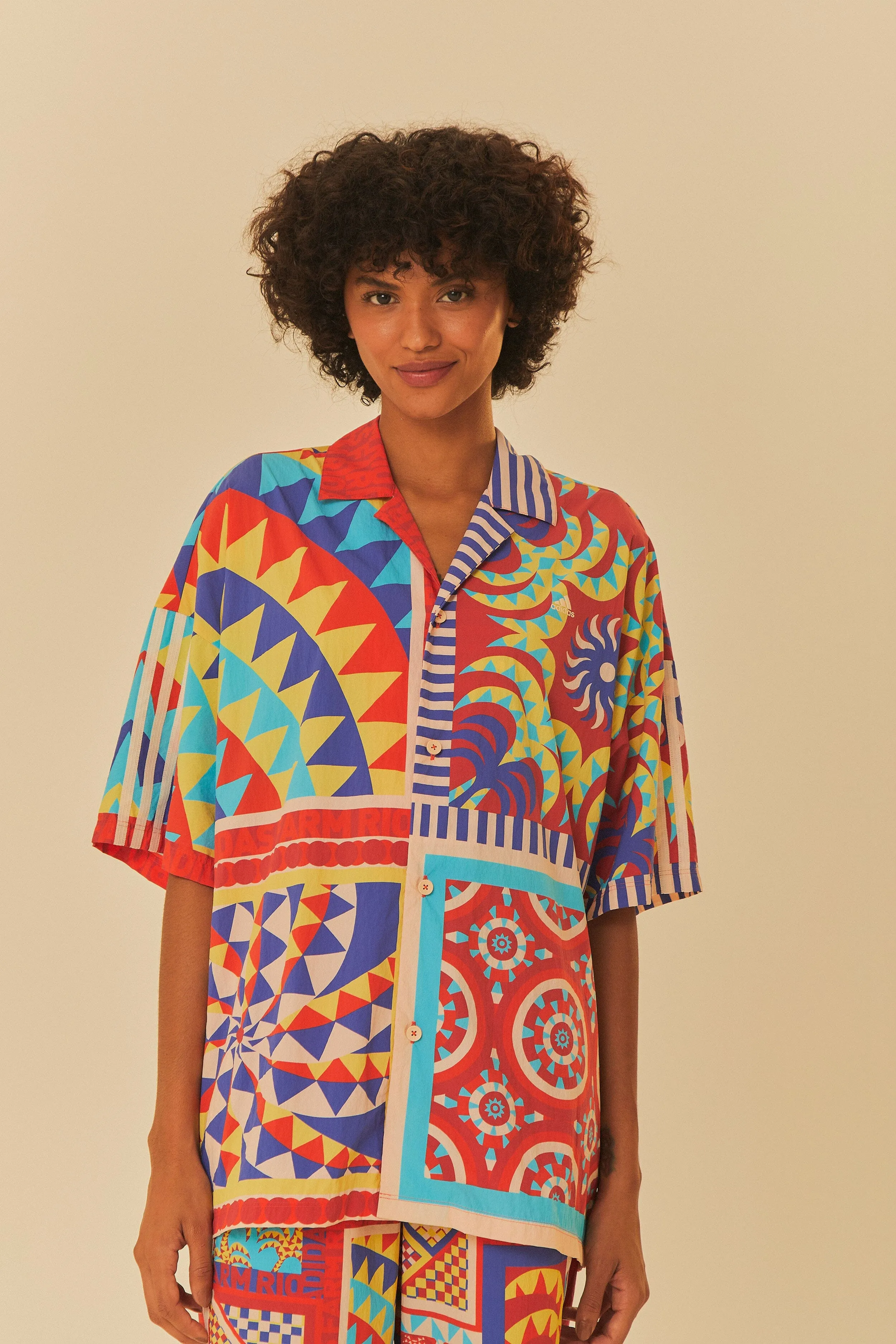 Adidas Farm Solar Kaleidoscope Blue Top sold by FARM Rio