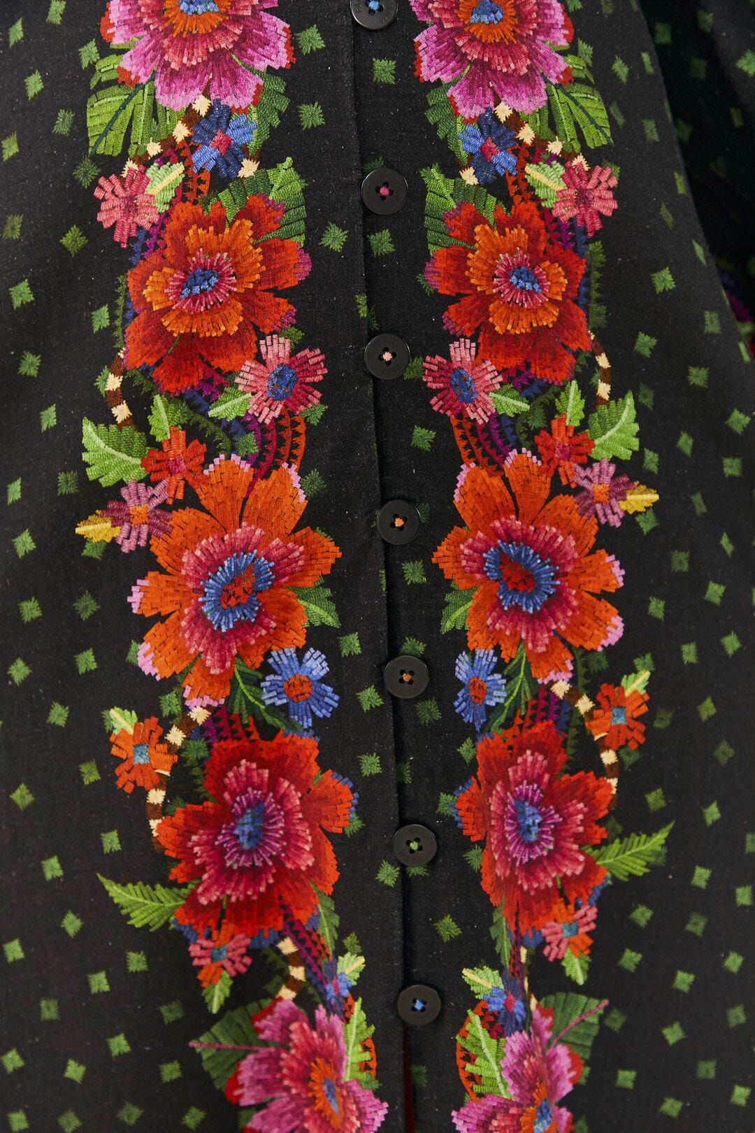 Black Blooming Garden Dress sold by FARM Rio product image thumbnail 5