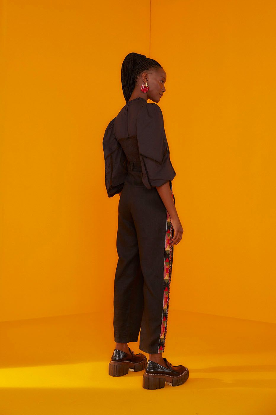 Black Lace Blouse sold by FARM Rio product image thumbnail 2