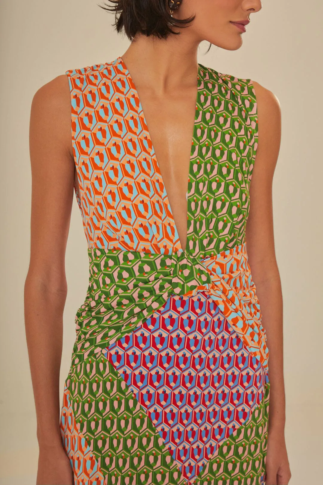 Mixed Cashew Knot Maxi Dress sold by FARM Rio product image thumbnail 3