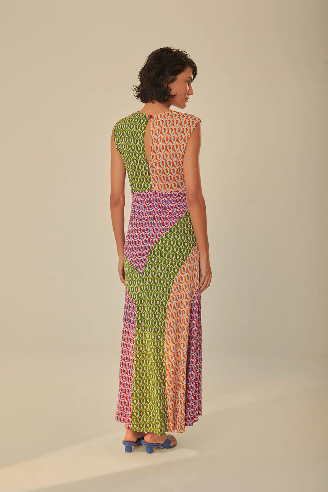 Mixed Cashew Knot Maxi Dress sold by FARM Rio product image thumbnail 4