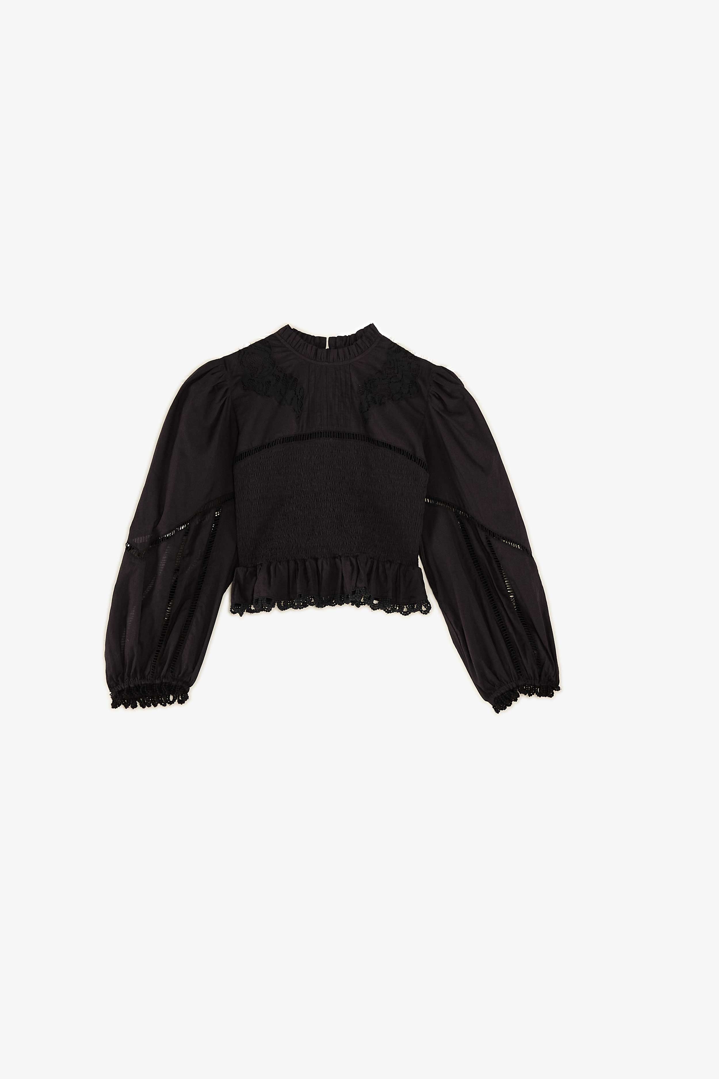 Black Lace Blouse sold by FARM Rio product image thumbnail 6