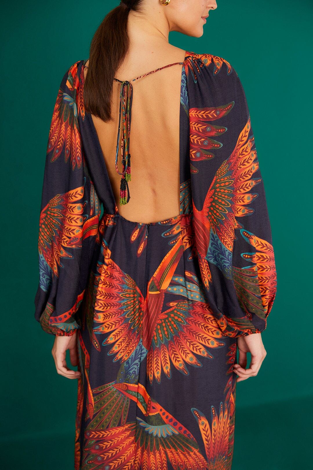 Arabesque Toucans Midi Dress sold by FARM Rio product image thumbnail 4