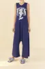 Navy Blue Nature Organic Cotton Jumpsuit sold by FARM Rio