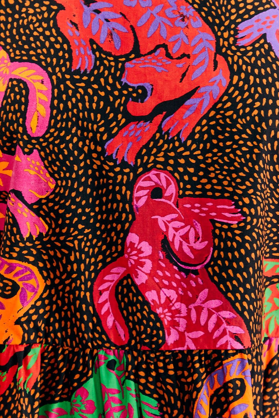 Wild Leopards Black Mini Dress sold by FARM Rio product image thumbnail 5