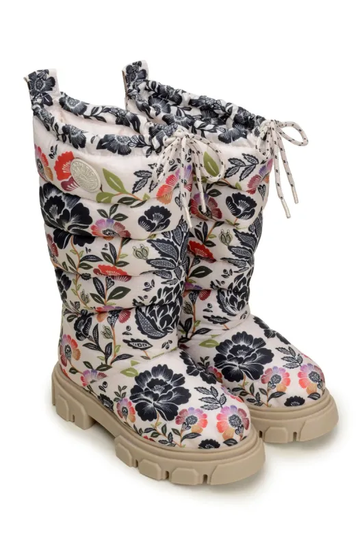 Romantic Garden Lug Sole Tall Shaft Boot sold by FARM Rio