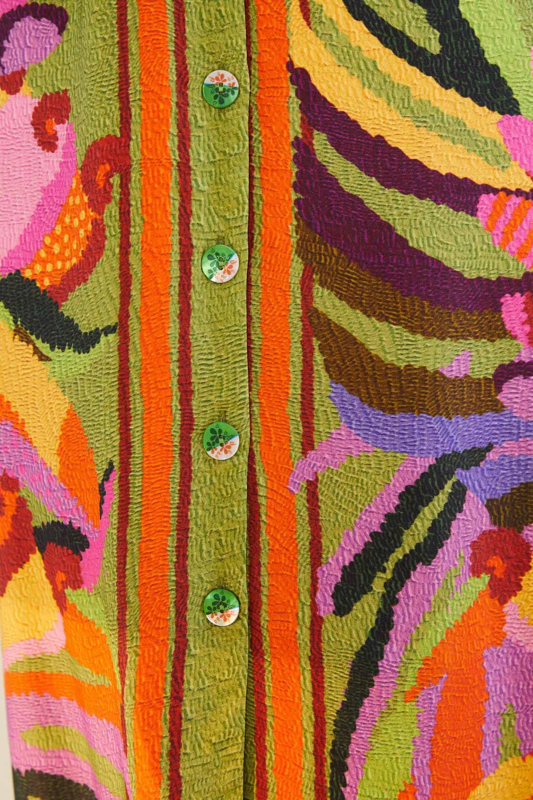 Toucans Scarf Lenzing™ Ecovero™ Viscose Midi Dress sold by FARM Rio product image thumbnail 5