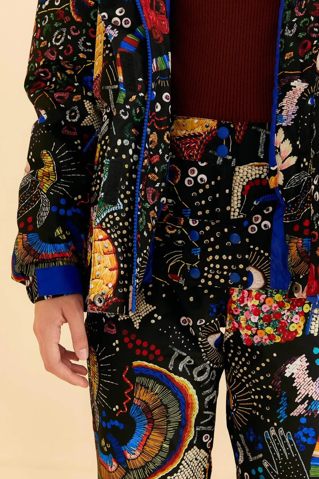 Black Borogodo Ski Jacket sold by FARM Rio product image thumbnail 4