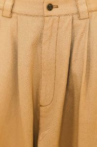 Khaki Low Waisted Pleated Pants sold by FARM Rio