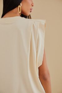The Tropics Pleat Organic Cotton T-Shirt sold by FARM Rio