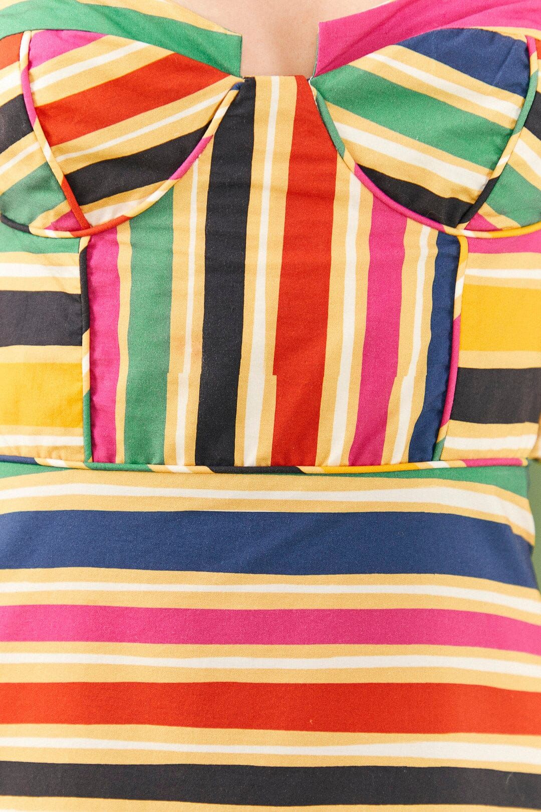 Rainbow Stripes Midi Dress sold by FARM Rio product image thumbnail 5