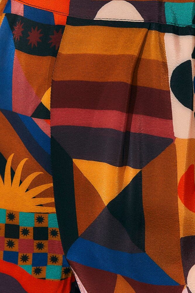 Multicolor Tropical Shapes Pants sold by FARM Rio product image thumbnail 5