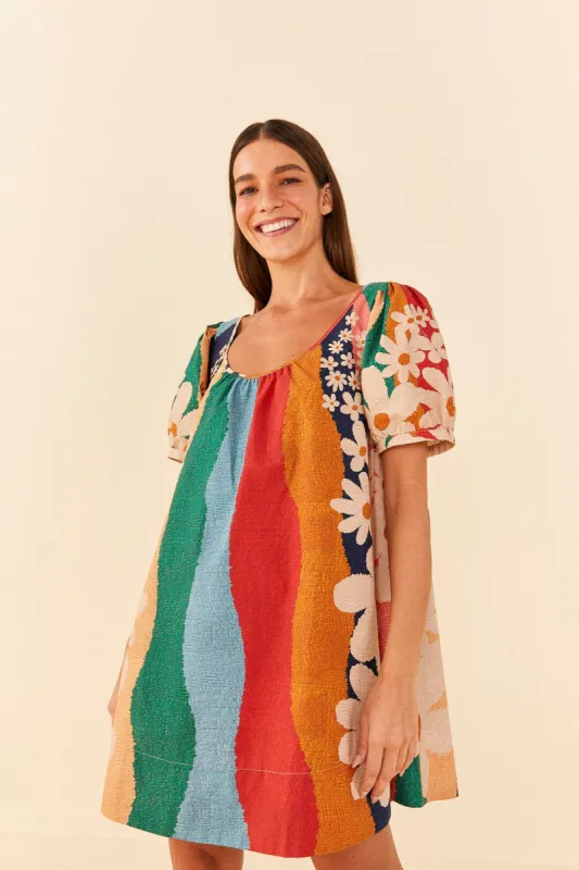 Super Fun Daisy Organic Cotton Mini Dress sold by FARM Rio