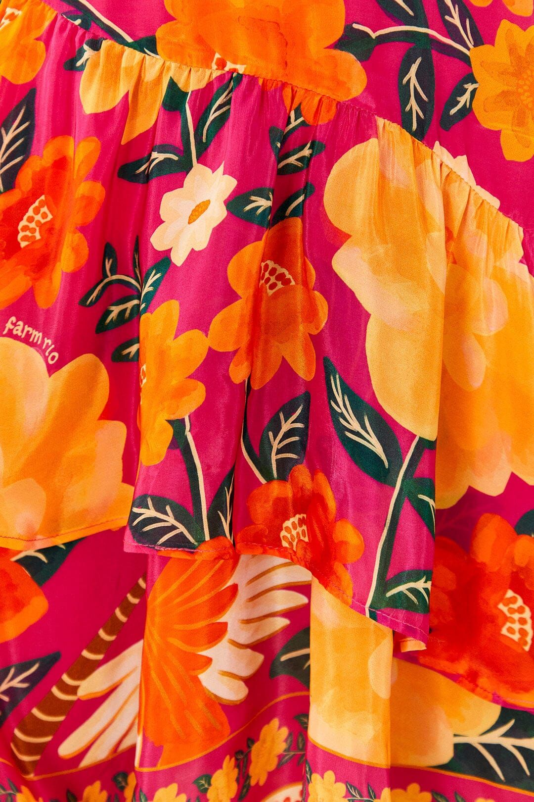 Pink Flowers Tapestry Mini Dress sold by FARM Rio product image thumbnail 5