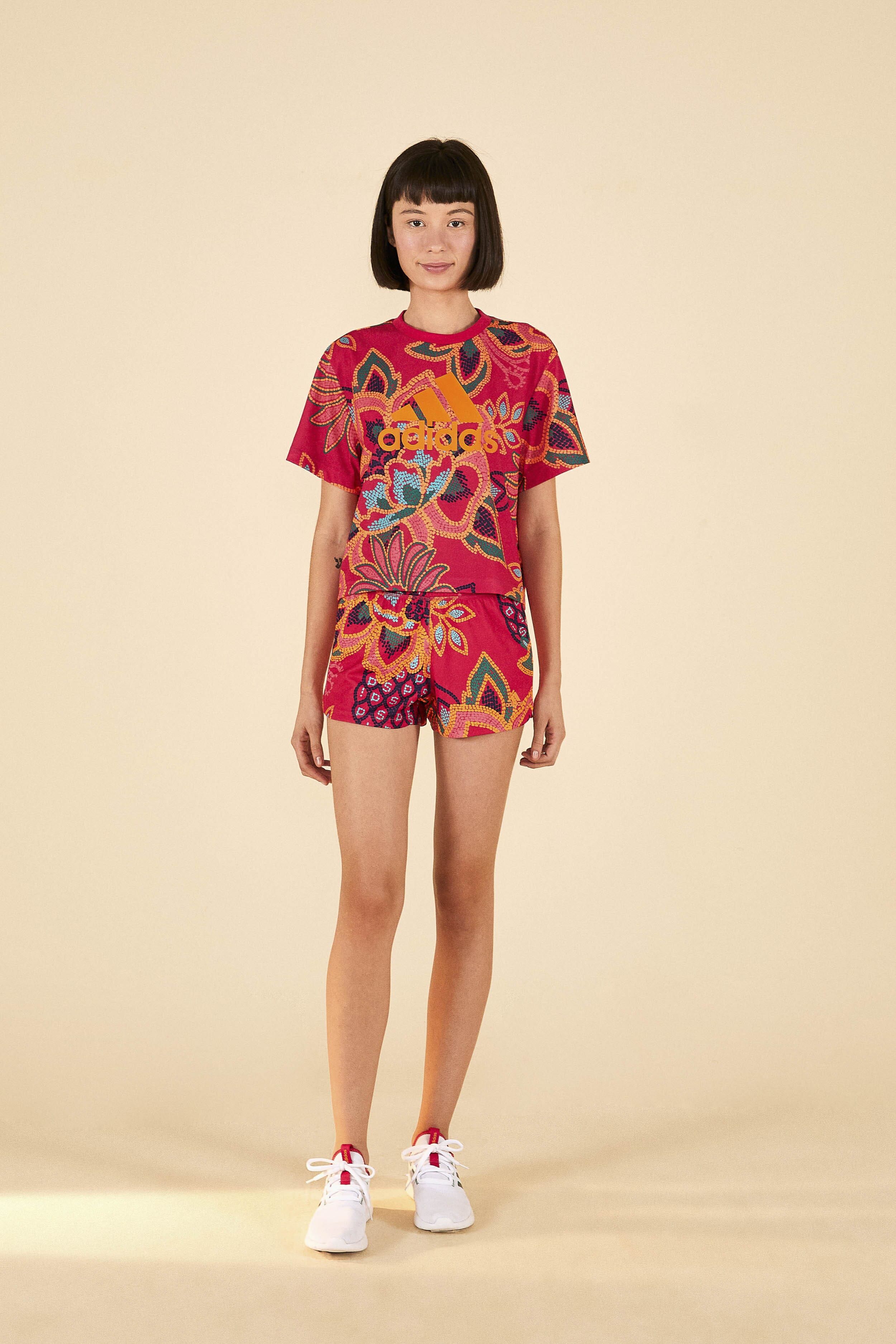 ADIDAS FARM Pacer Shorts Vivid Berry sold by FARM Rio product image thumbnail 3