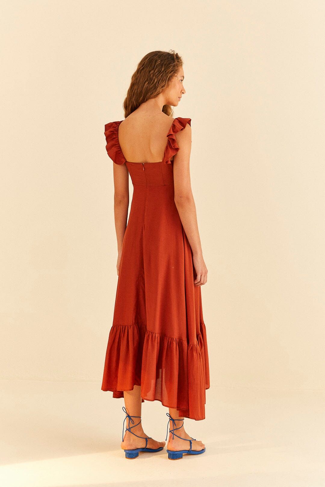 Brown Sleeveless Maxi Dress sold by FARM Rio product image thumbnail 4