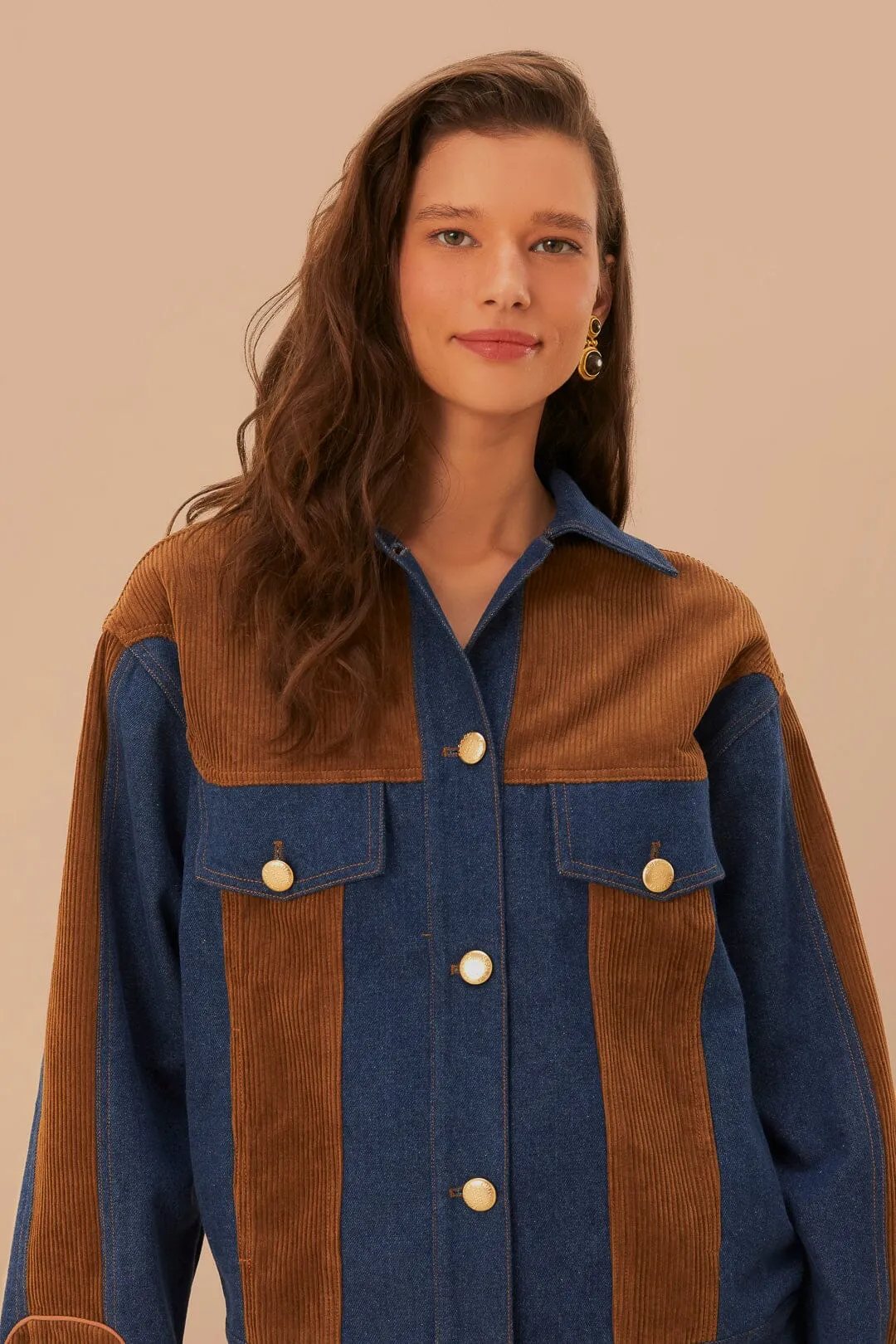 Western Denim Jacket sold by FARM Rio product image thumbnail 2