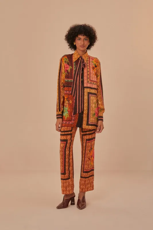 Charming Garden Scarves Long Sleeve Shirt made by FARM Rio