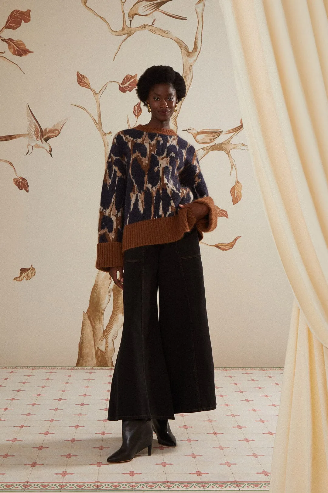 Leopard Print Knit Sweater sold by FARM Rio product image thumbnail 2