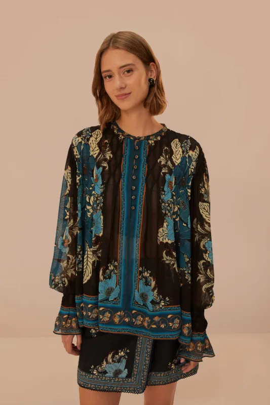 Blossom Tapestry Skirt sold by FARM Rio