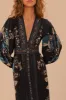 Blossom Tapestry Black Midi Dress sold by FARM Rio