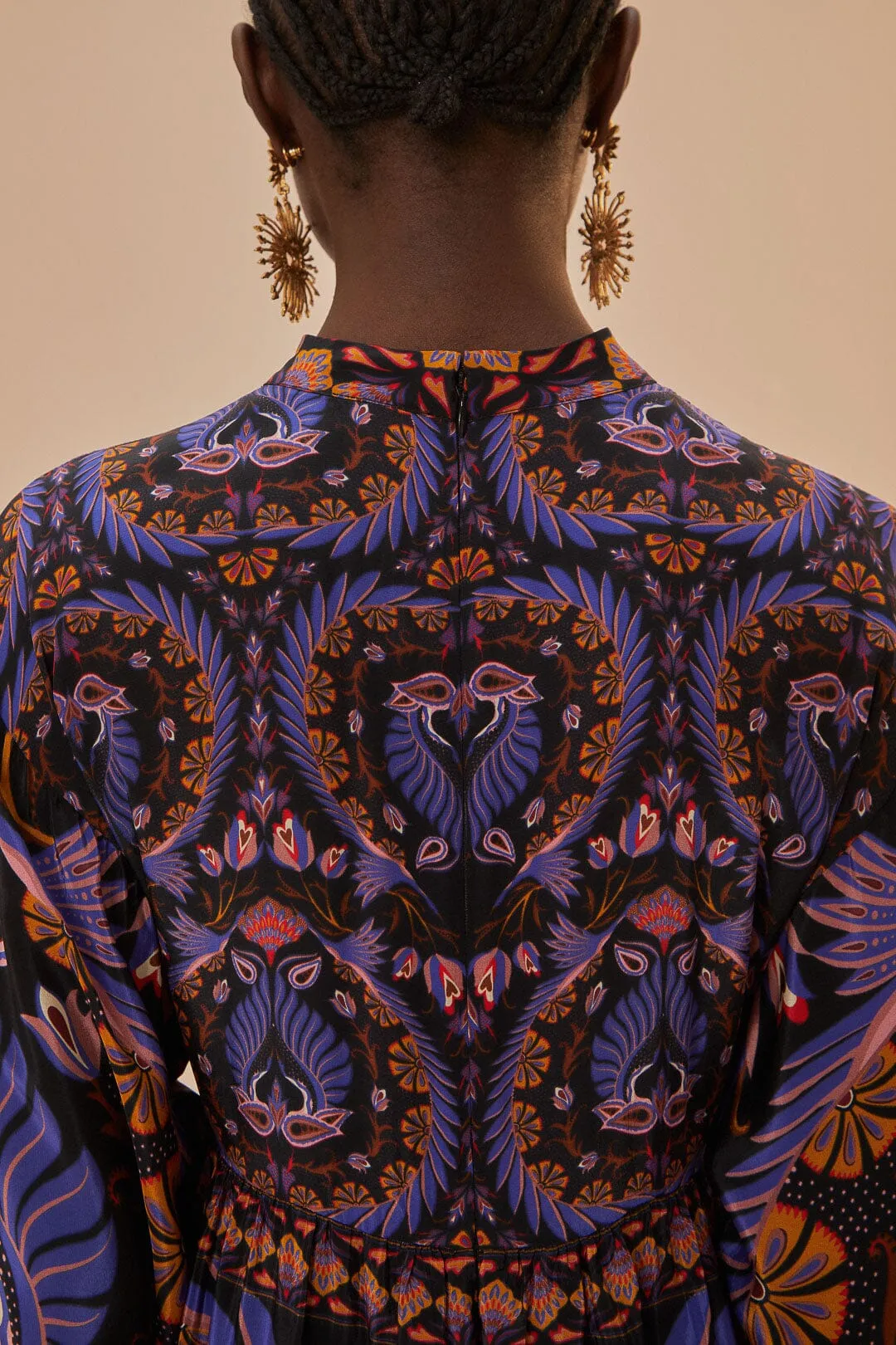 Black Heart Forest Maxi Dress sold by FARM Rio product image thumbnail 5