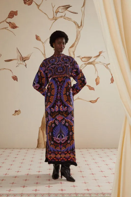 Black Heart Forest Maxi Dress sold by FARM Rio