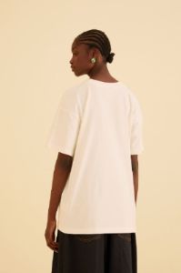 Off-White Nature Lovers Organic Cotton Relaxed T-Shirt sold by FARM Rio
