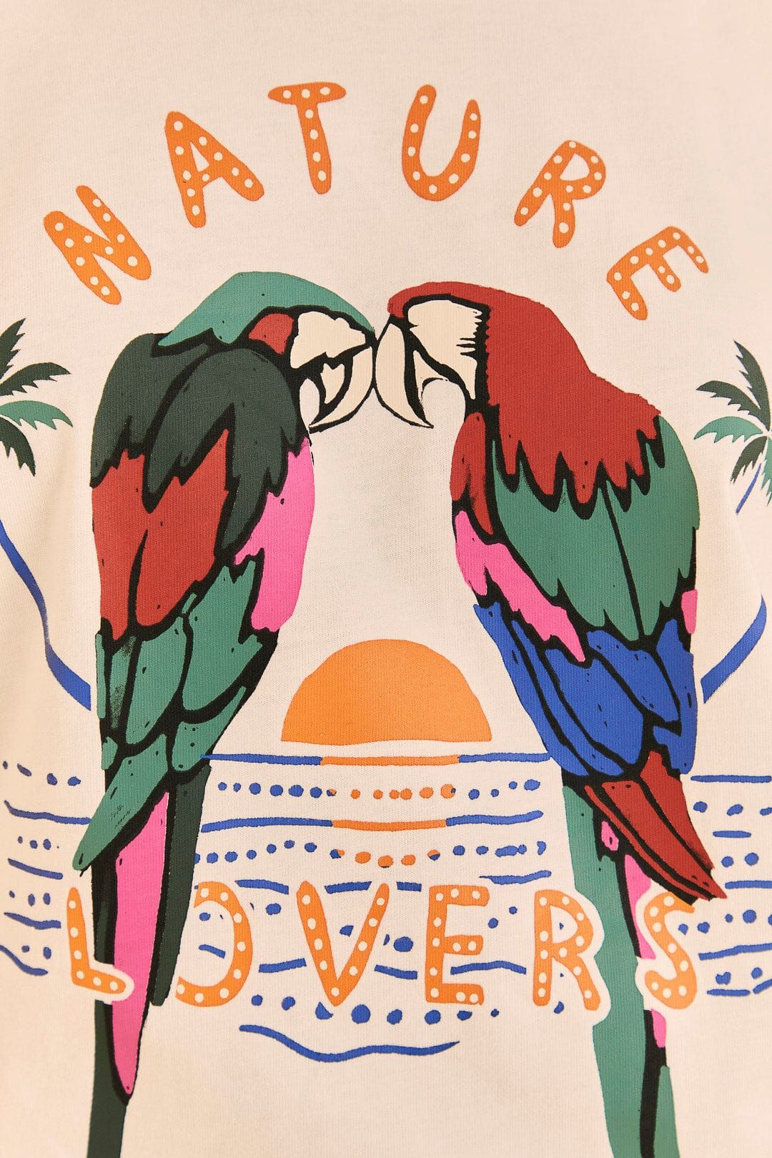 Off-White Nature Lovers Organic Cotton Relaxed T-Shirt sold by FARM Rio product image thumbnail 5