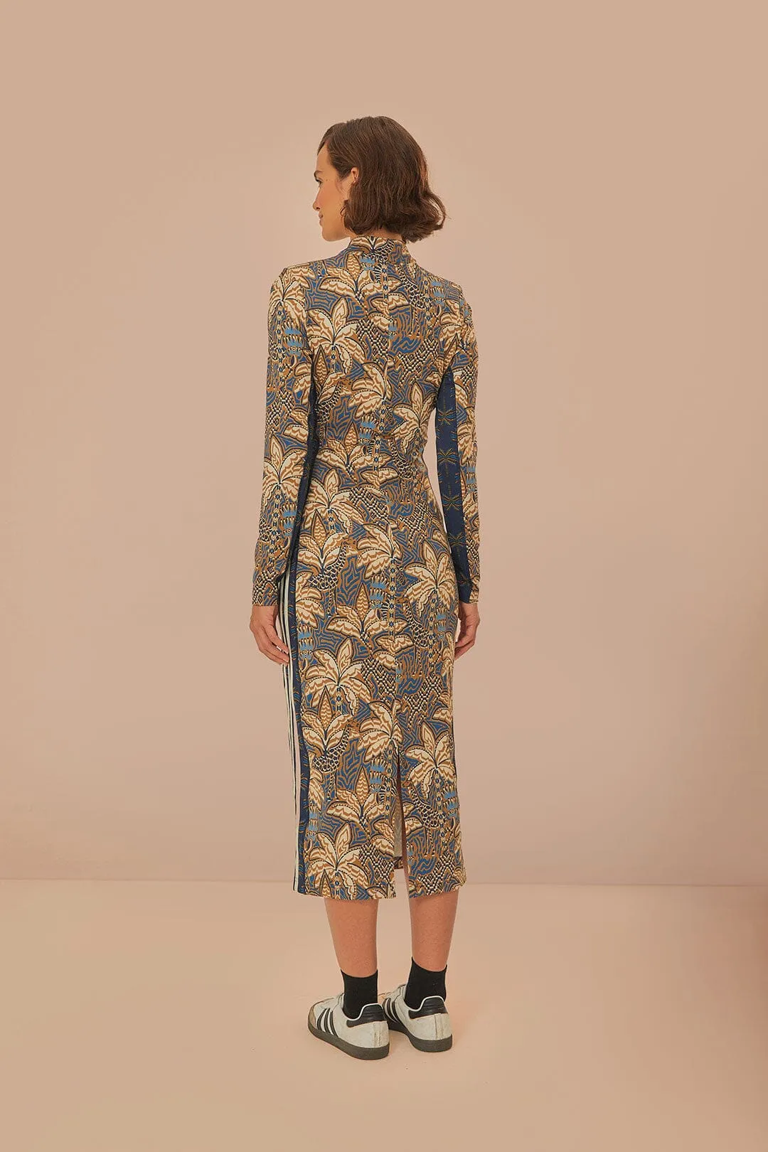 Blue Adidas Farm Rio Zip-up Dress sold by FARM Rio product image thumbnail 3