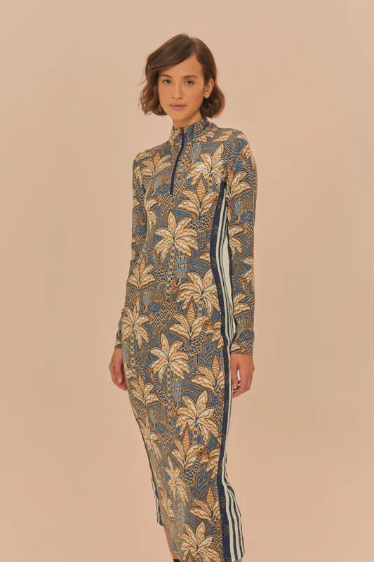 Blue Adidas Farm Rio Zip-up Dress sold by FARM Rio