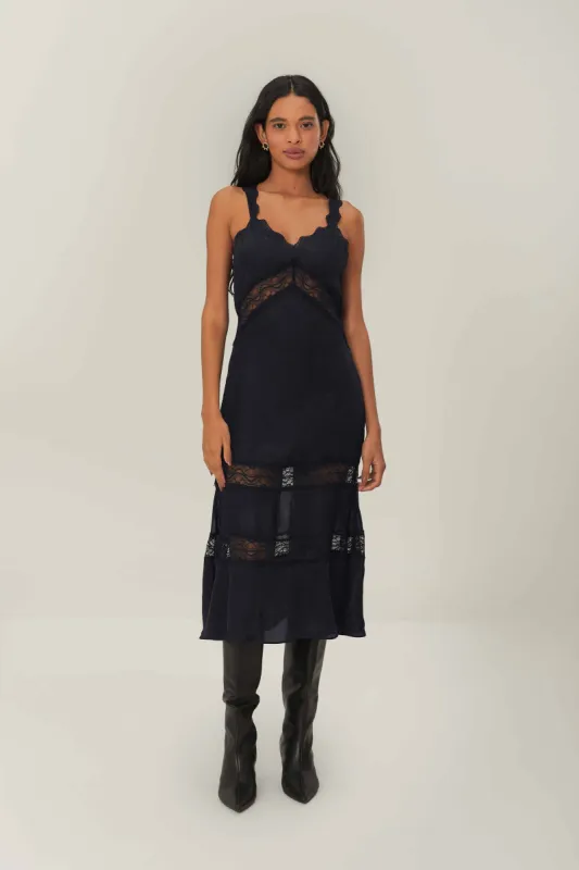 Black Sleeveless Maxi Dress sold by FARM Rio