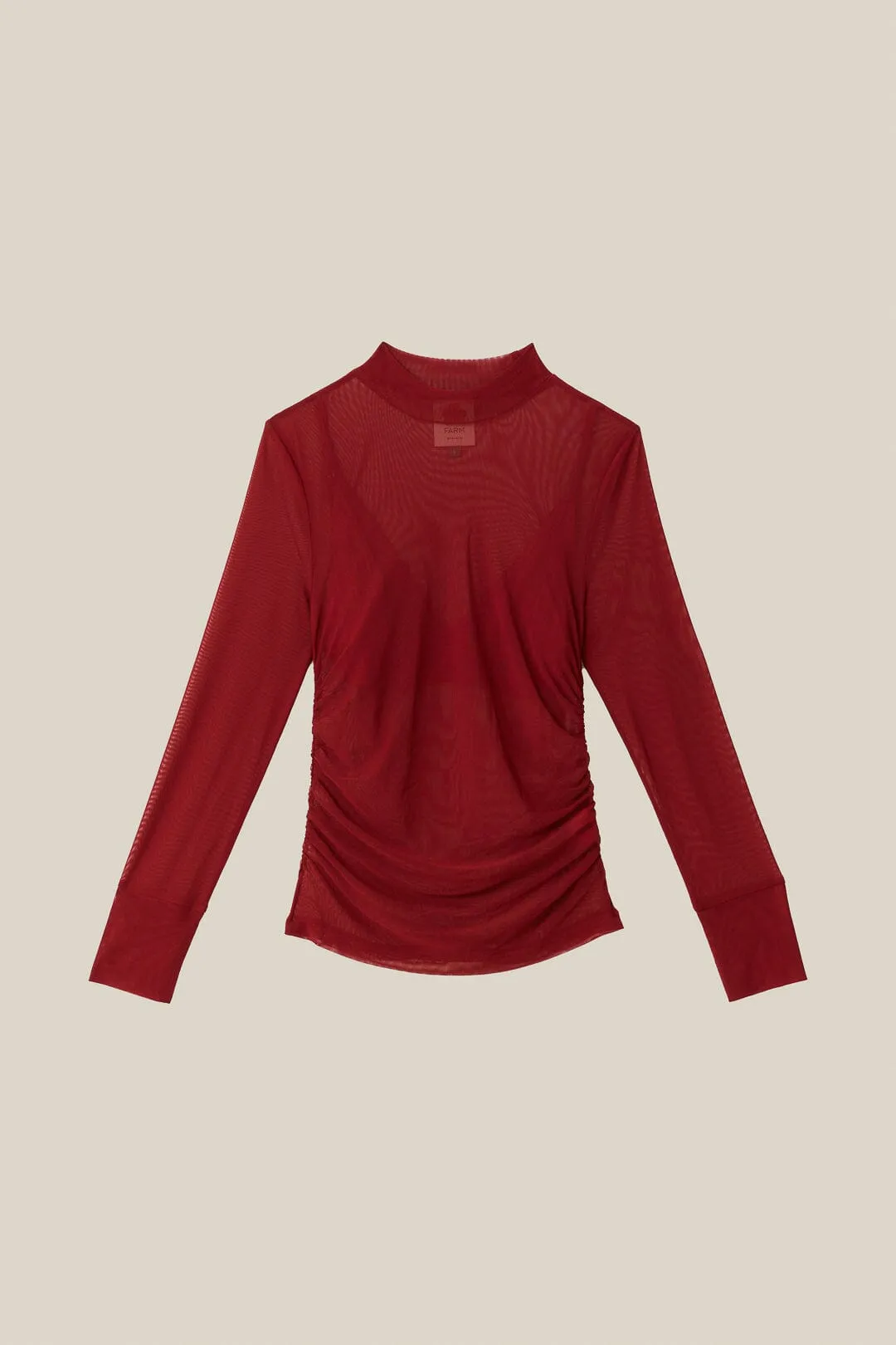Burgundy Jersey Blouse sold by FARM Rio product image thumbnail 5