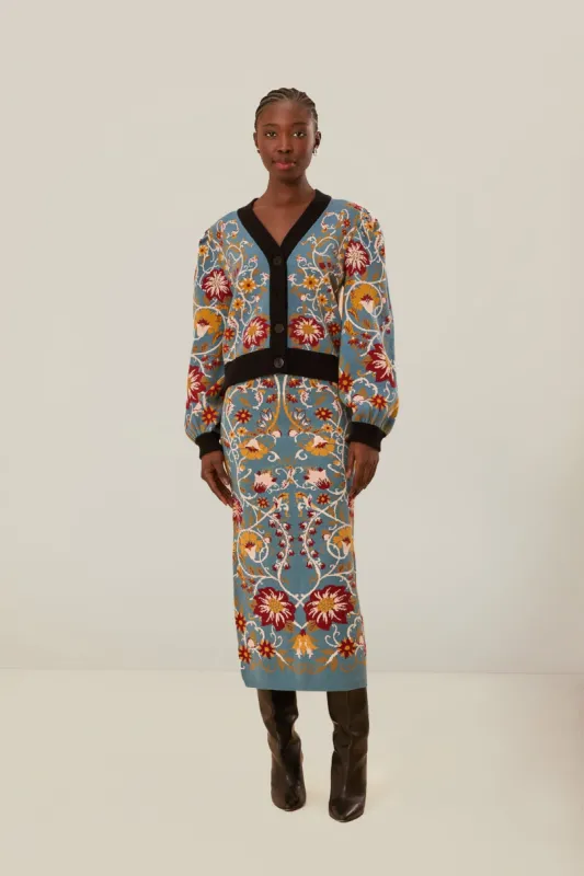 Flowing Beauty Knit Skirt sold by FARM Rio