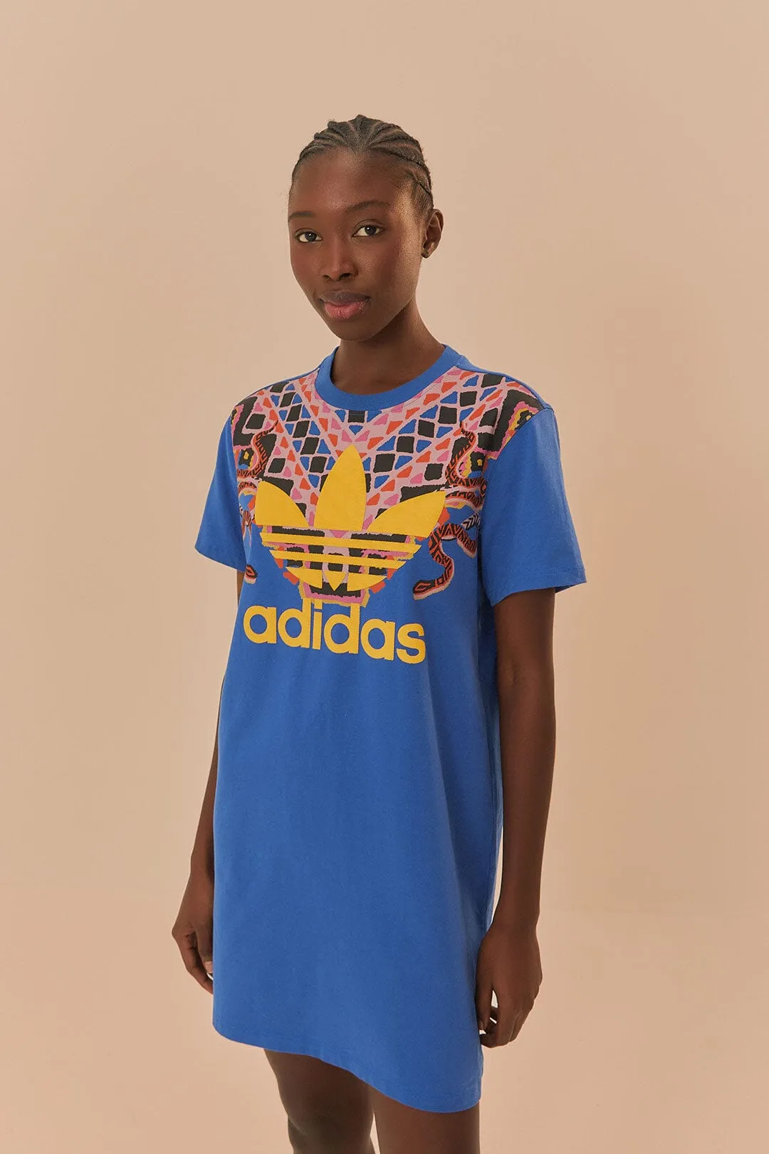 Blue Adidas Farm Rio T-Shirt Dress sold by FARM Rio product image thumbnail 2