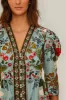 Blue Beauty Bouquet Mini Dress sold by FARM Rio