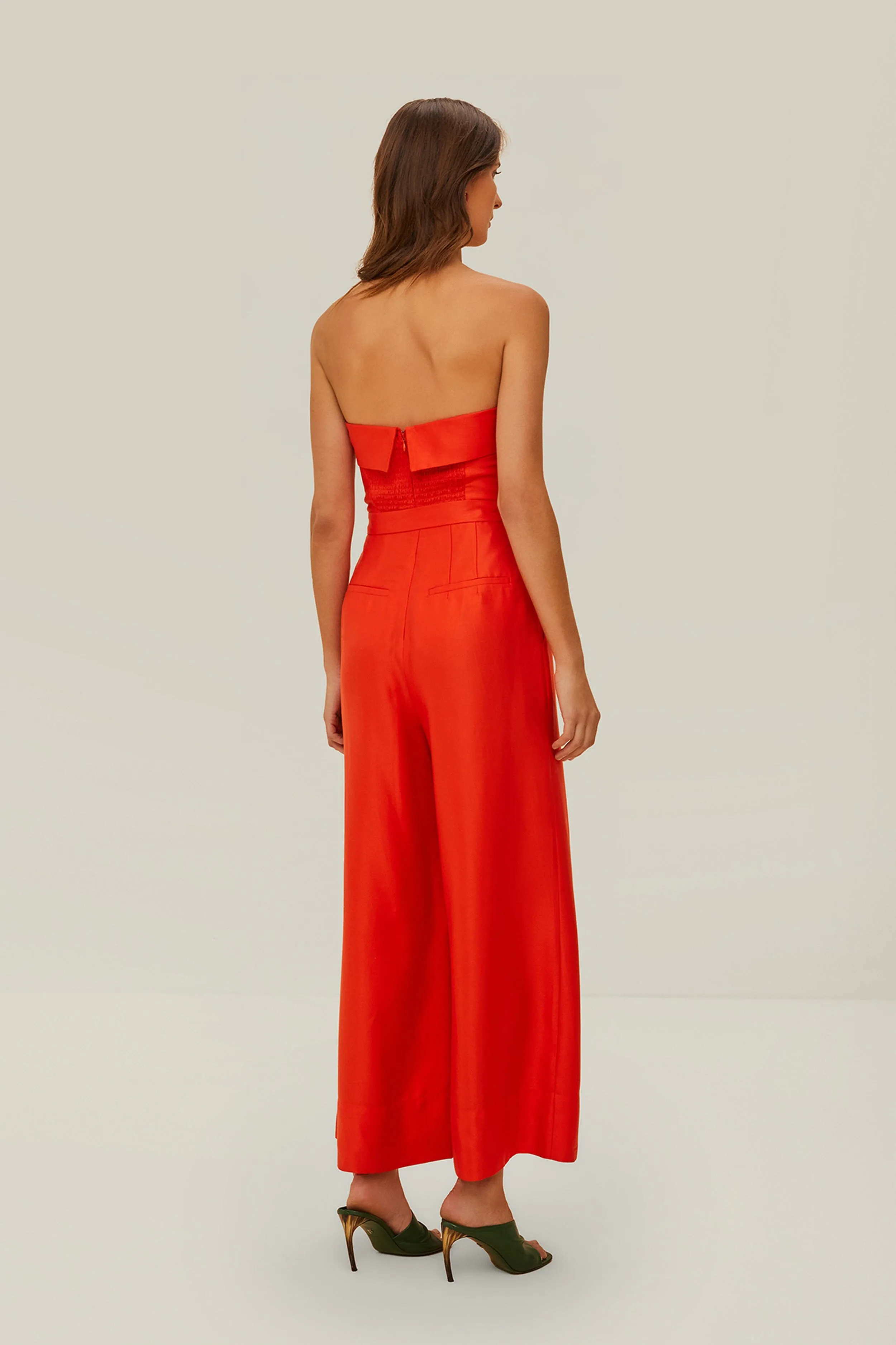 Red Strapless Jumpsuit sold by FARM Rio product image thumbnail 4