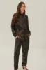 Black Golden Foliage Pajama Pants sold by FARM Rio