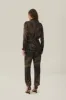 Black Golden Foliage Pajama Pants sold by FARM Rio