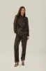 Black Golden Foliage Pajama Pants sold by FARM Rio