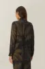 Black Golden Foliage Pajama Shirt sold by FARM Rio