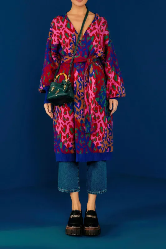 Mixed Leopard Pop Cardigan sold by FARM Rio