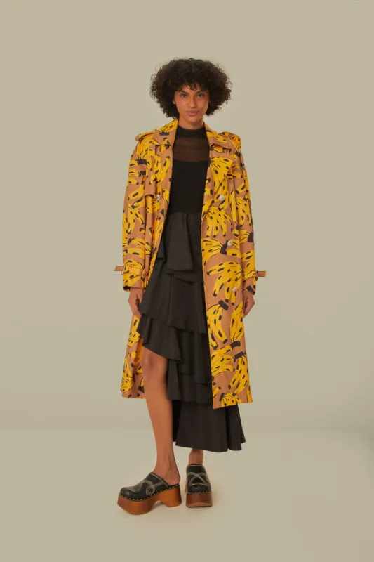Bossa Banana Trench Coat sold by FARM Rio