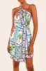 Tropical Tiles Embroidered Mini Dress sold by FARM Rio