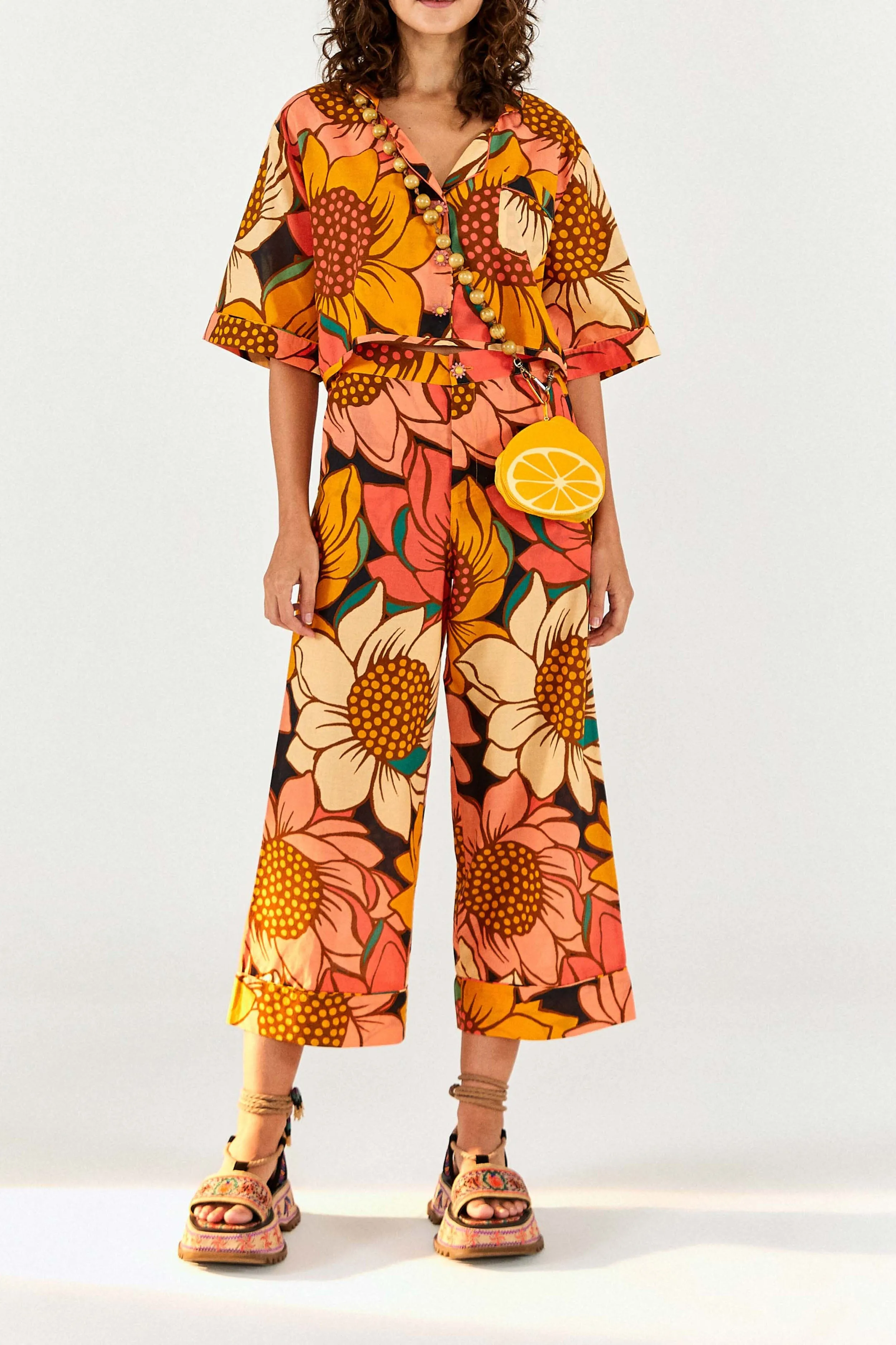 Colorful Sunflowers Shirt sold by FARM Rio