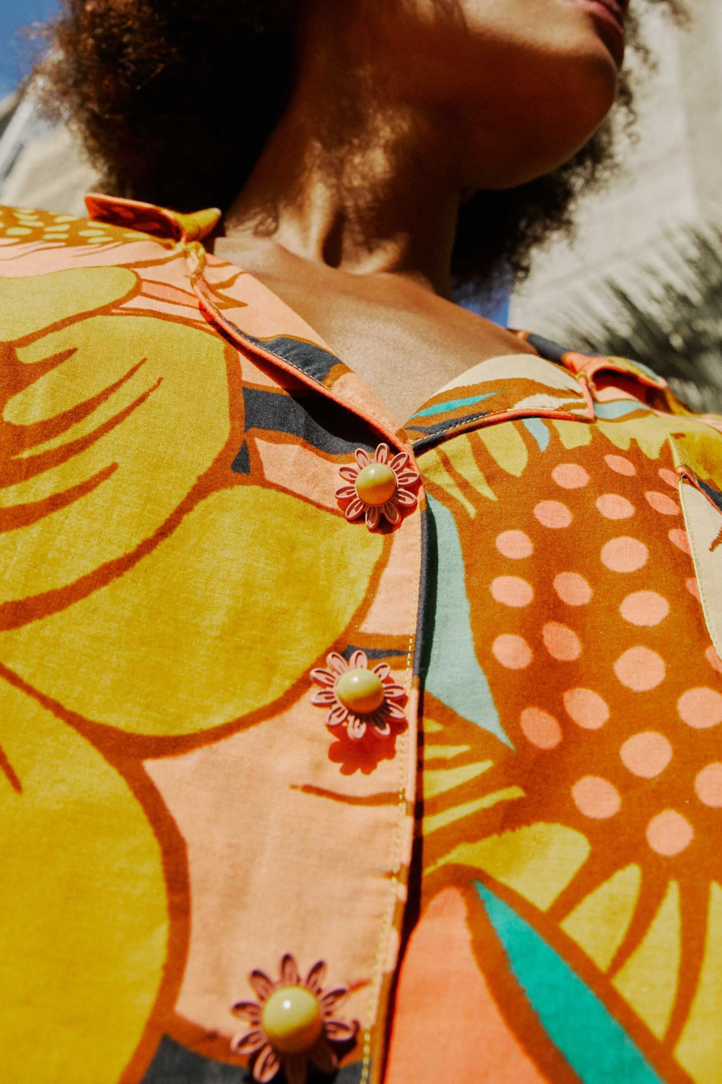 Colorful Sunflowers Shirt sold by FARM Rio product image thumbnail 5