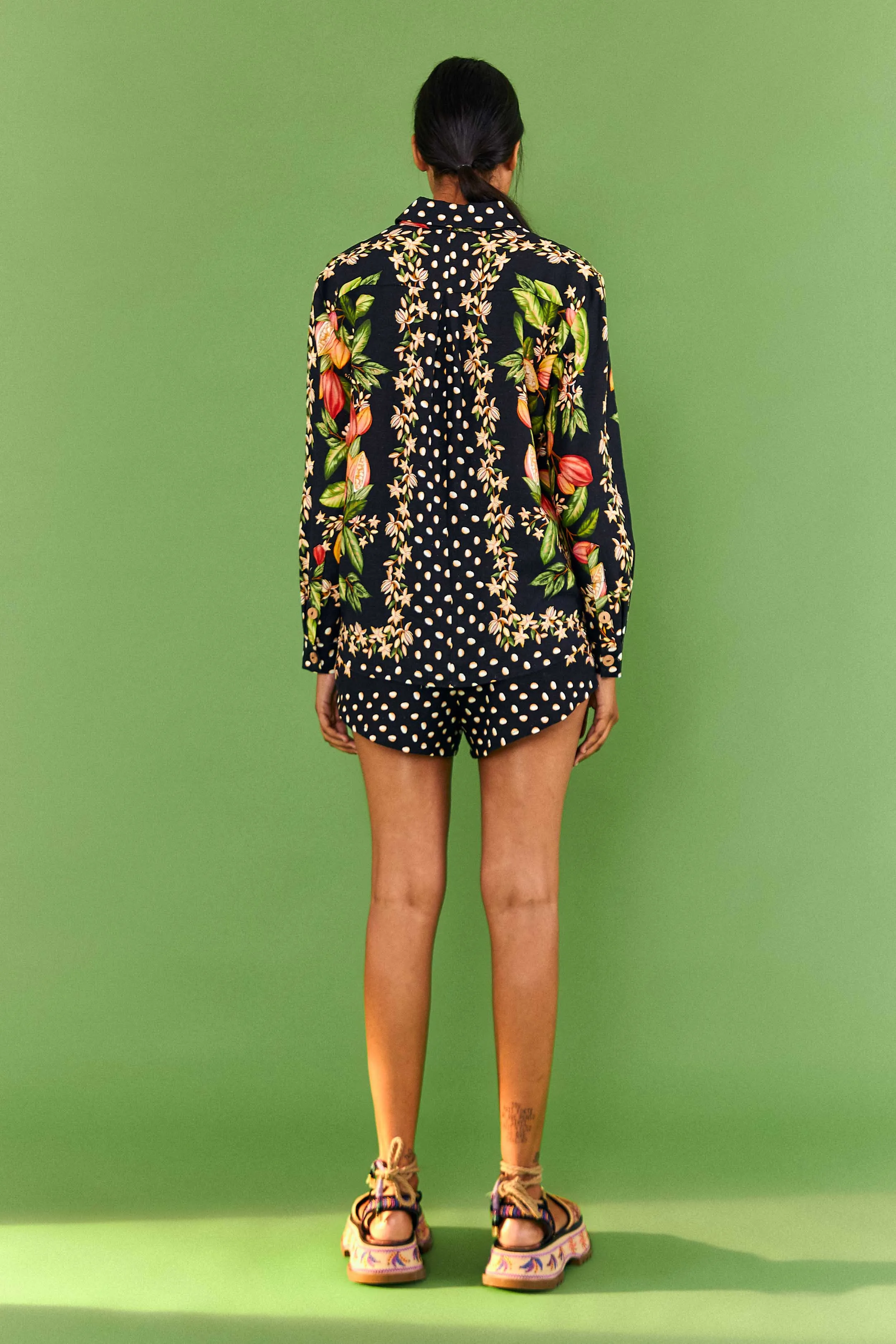 Cocoa Paradise Long Sleeve Shirt sold by FARM Rio product image thumbnail 4